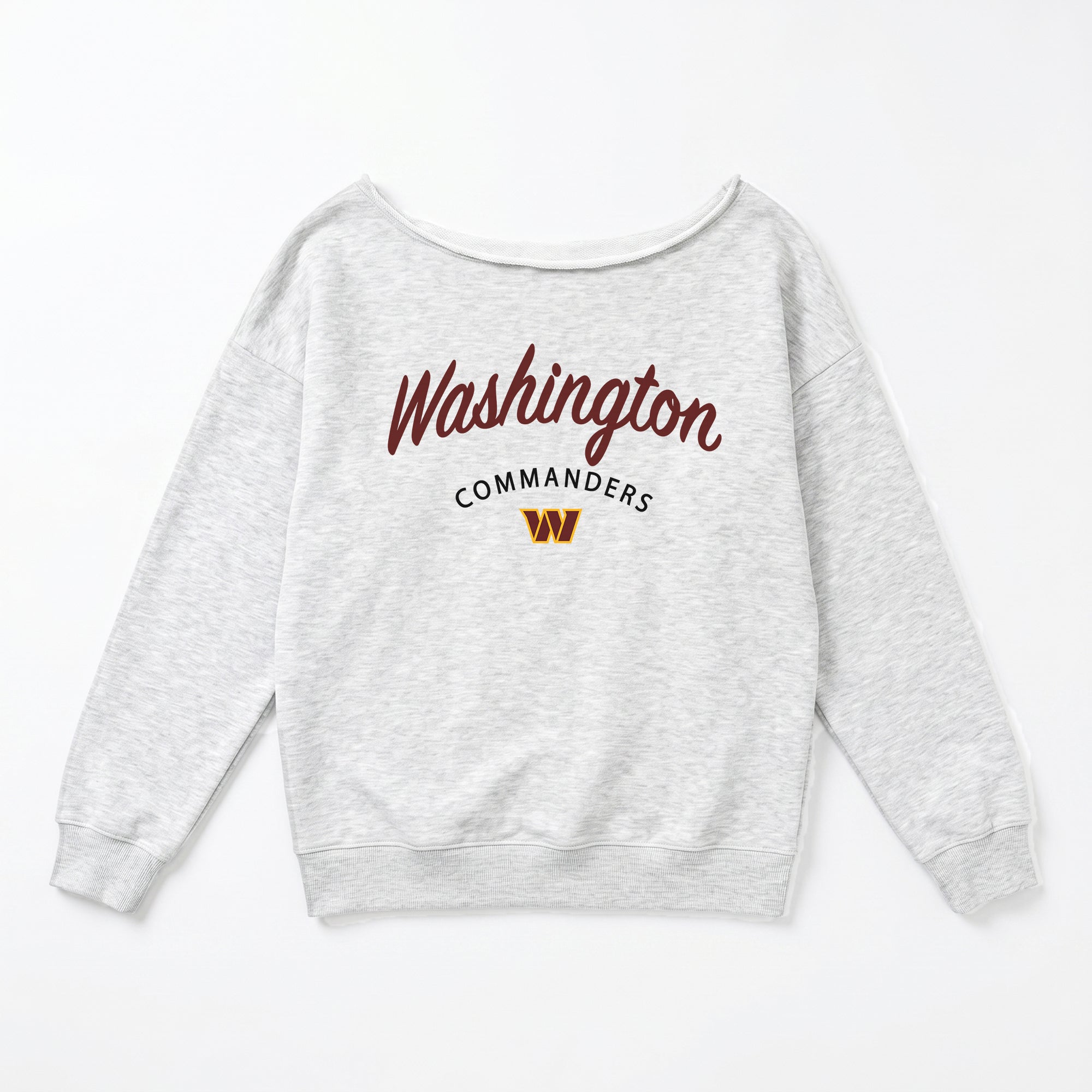 WASHINGTON COMMANDERS LEGACY STANDARD RELAXED OFF-SHOULDER TOP