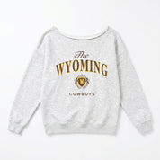 WYOMING COWBOYS OFFSIDES ENERGY RELAXED OFF-SHOULDER TOP
