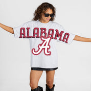ALABAMA CRIMSON TIDE DRIP CULTURE RELAXED FIT CREWNECK TEE