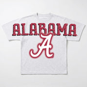 ALABAMA CRIMSON TIDE DRIP CULTURE RELAXED FIT CREWNECK TEE