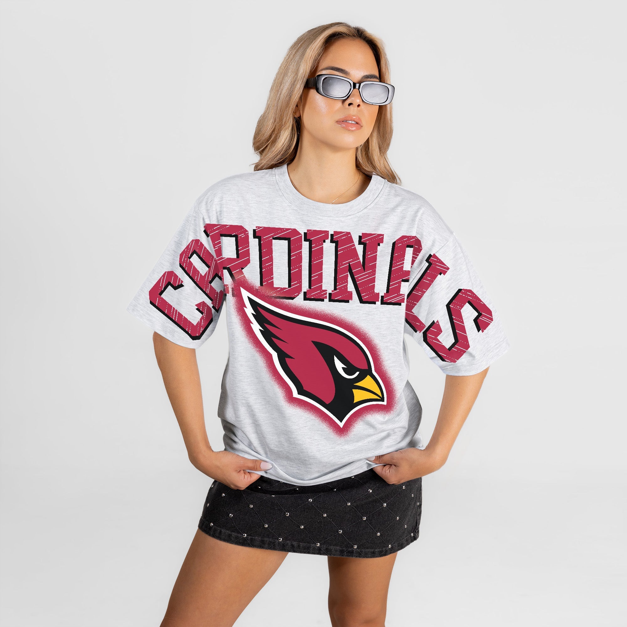 ARIZONA CARDINALS DRIP CULTURE RELAXED FIT CREWNECK TEE