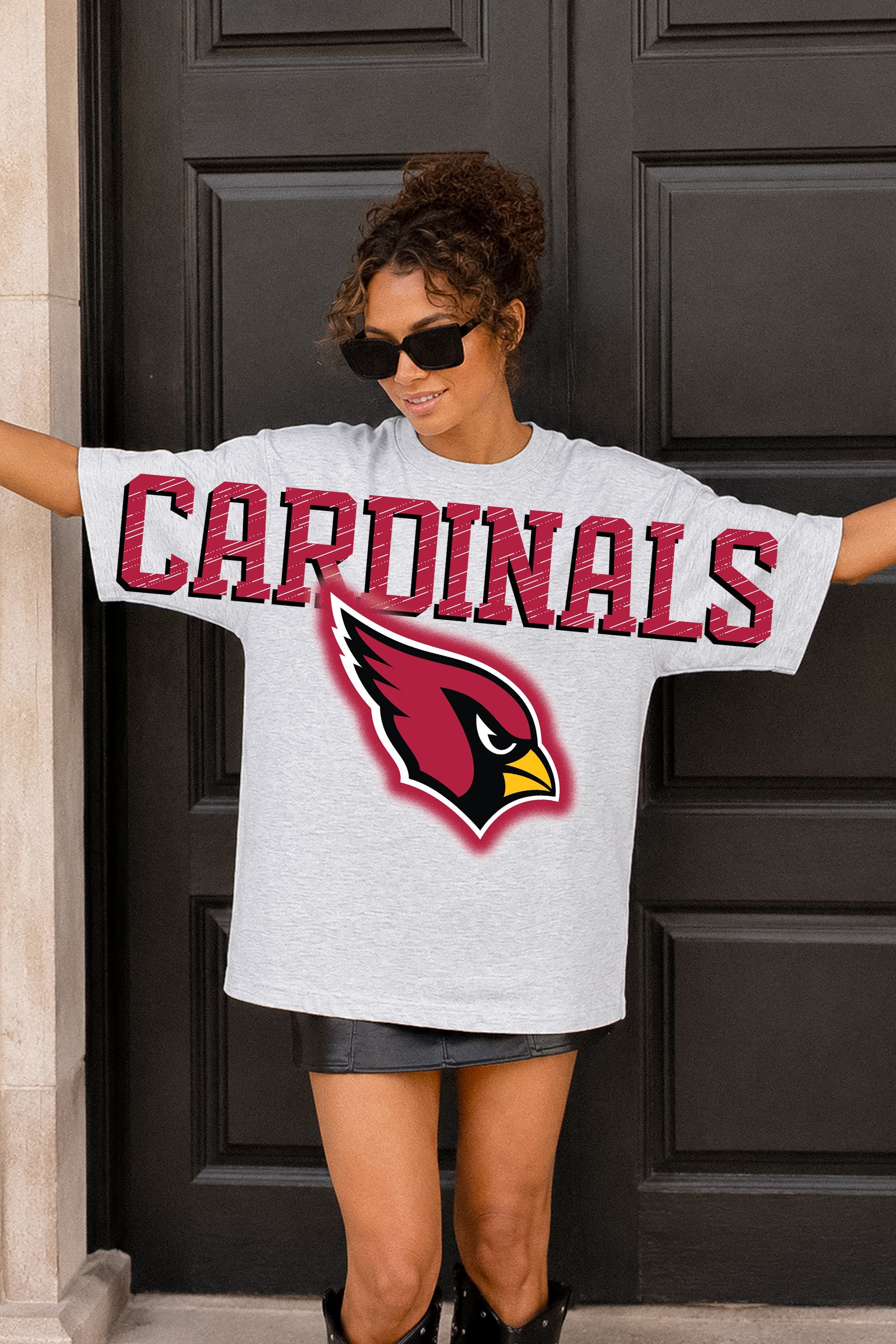 ARIZONA CARDINALS DRIP CULTURE RELAXED FIT CREWNECK TEE