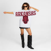 ARKANSAS RAZORBACKS DRIP CULTURE RELAXED FIT CREWNECK TEE