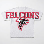 ATLANTA FALCONS DRIP CULTURE RELAXED FIT CREWNECK TEE