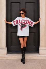 ATLANTA FALCONS DRIP CULTURE RELAXED FIT CREWNECK TEE