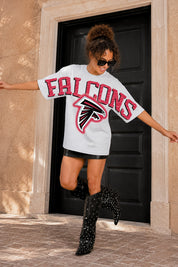 ATLANTA FALCONS DRIP CULTURE RELAXED FIT CREWNECK TEE