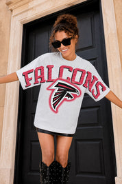 ATLANTA FALCONS DRIP CULTURE RELAXED FIT CREWNECK TEE