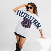 AUBURN TIGERS DRIP CULTURE RELAXED FIT CREWNECK TEE
