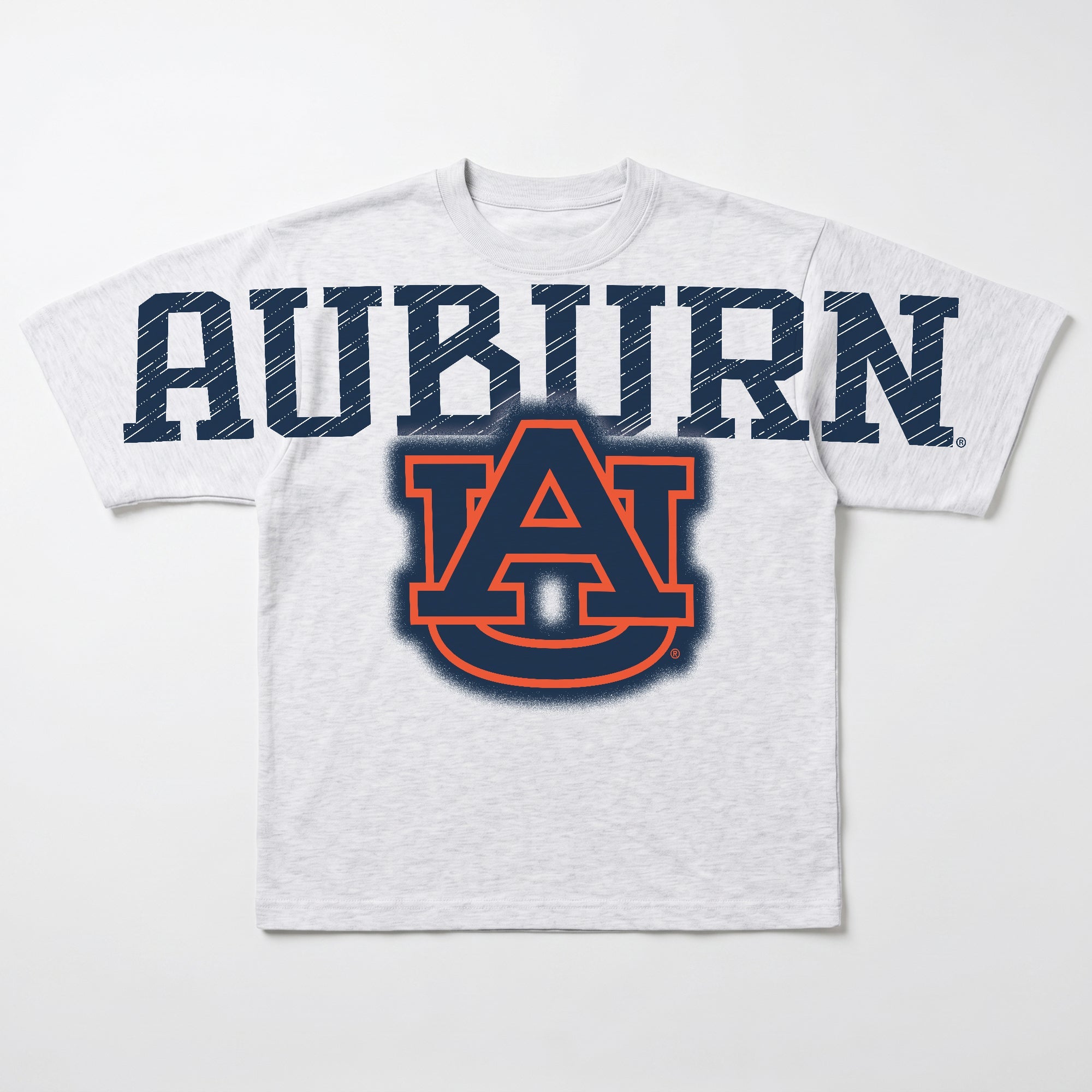 AUBURN TIGERS DRIP CULTURE RELAXED FIT CREWNECK TEE