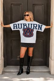 AUBURN TIGERS DRIP CULTURE RELAXED FIT CREWNECK TEE