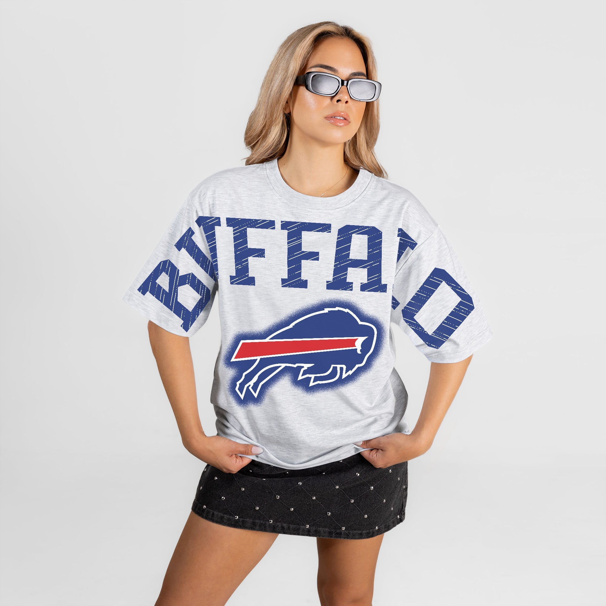 BUFFALO BILLS DRIP CULTURE RELAXED FIT CREWNECK TEE