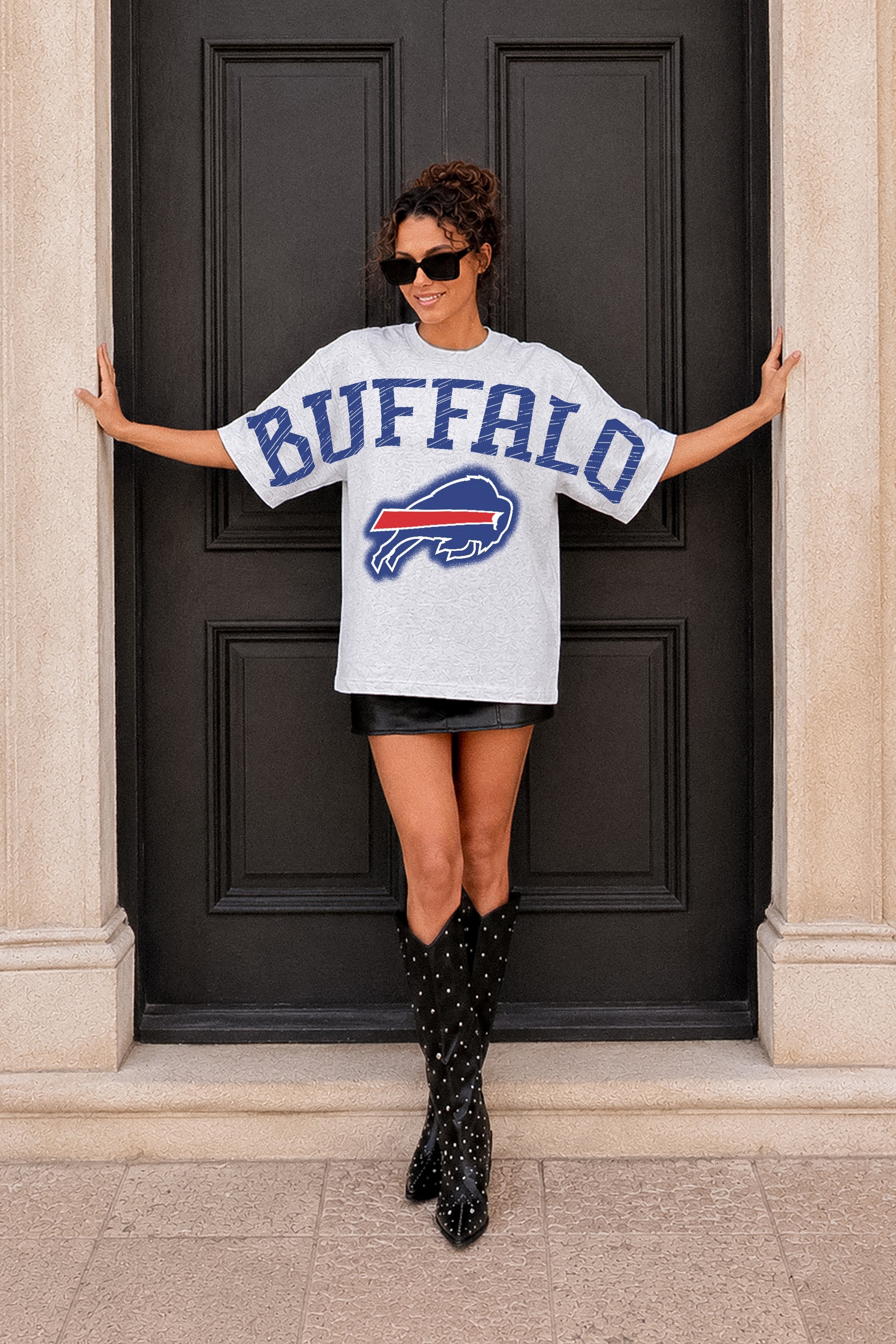 BUFFALO BILLS DRIP CULTURE RELAXED FIT CREWNECK TEE