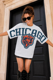 CHICAGO BEARS DRIP CULTURE RELAXED FIT CREWNECK TEE