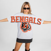 CINCINNATI BENGALS DRIP CULTURE RELAXED FIT CREWNECK TEE