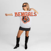 CINCINNATI BENGALS DRIP CULTURE RELAXED FIT CREWNECK TEE