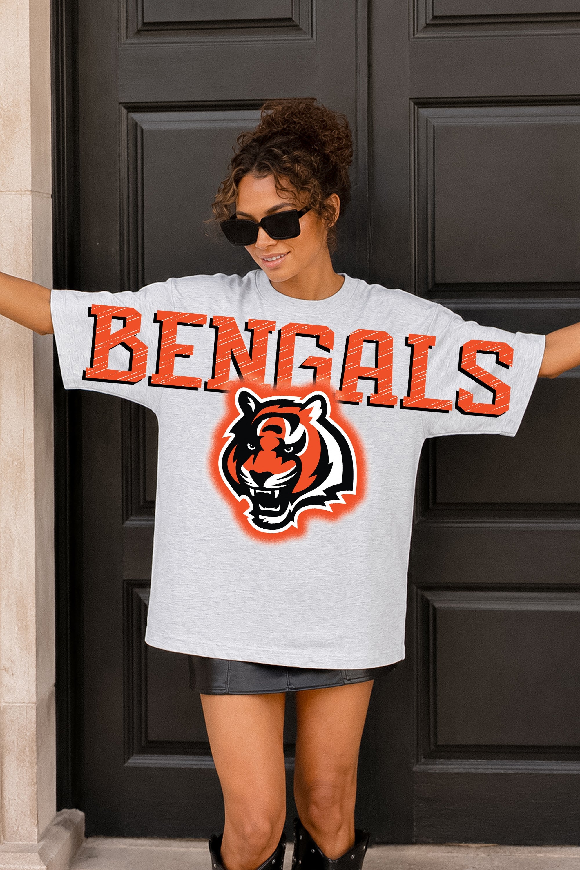 CINCINNATI BENGALS DRIP CULTURE RELAXED FIT CREWNECK TEE