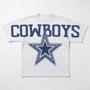DALLAS COWBOYS DRIP CULTURE RELAXED FIT CREWNECK TEE