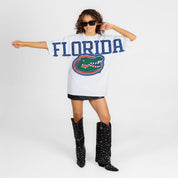 FLORIDA GATORS DRIP CULTURE RELAXED FIT CREWNECK TEE