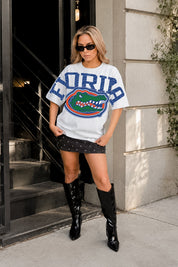 FLORIDA GATORS DRIP CULTURE RELAXED FIT CREWNECK TEE