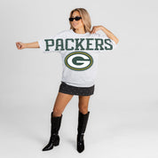 GREEN BAY PACKERS DRIP CULTURE RELAXED FIT CREWNECK TEE