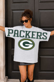 GREEN BAY PACKERS DRIP CULTURE RELAXED FIT CREWNECK TEE