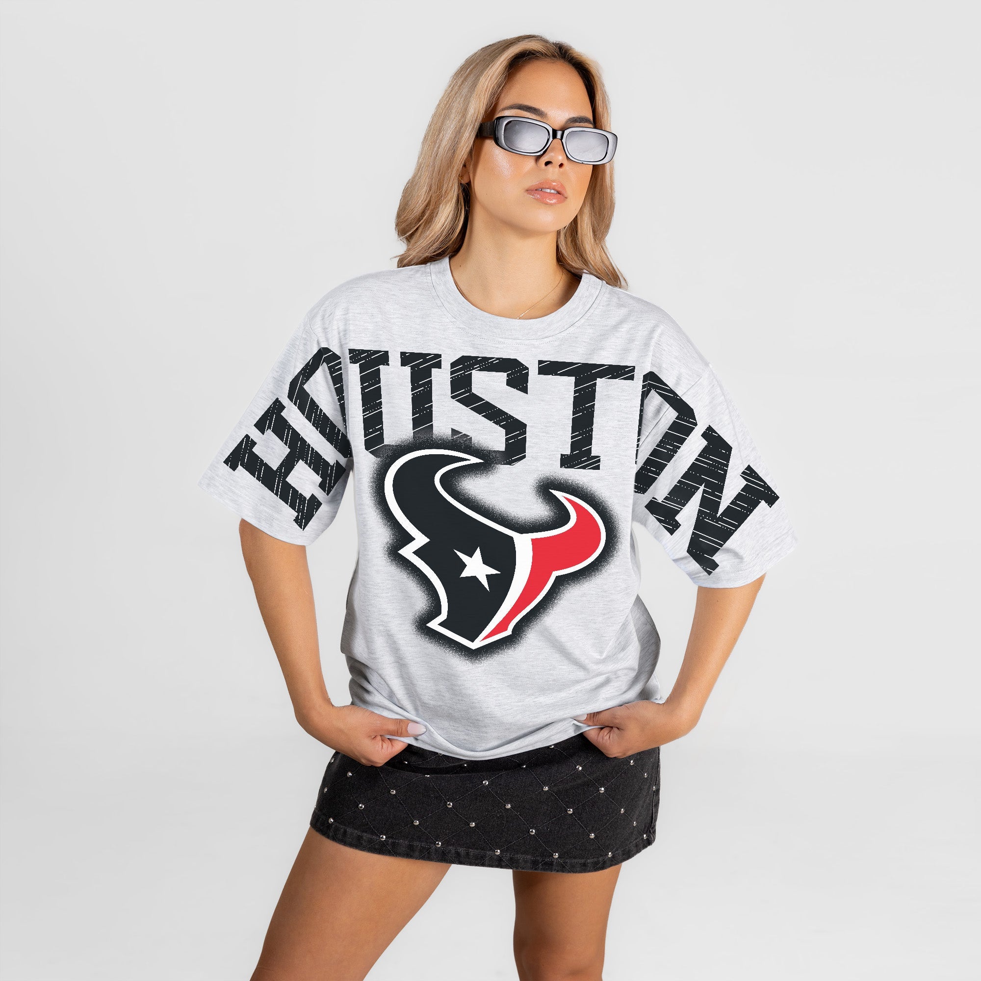 HOUSTON TEXANS DRIP CULTURE RELAXED FIT CREWNECK TEE