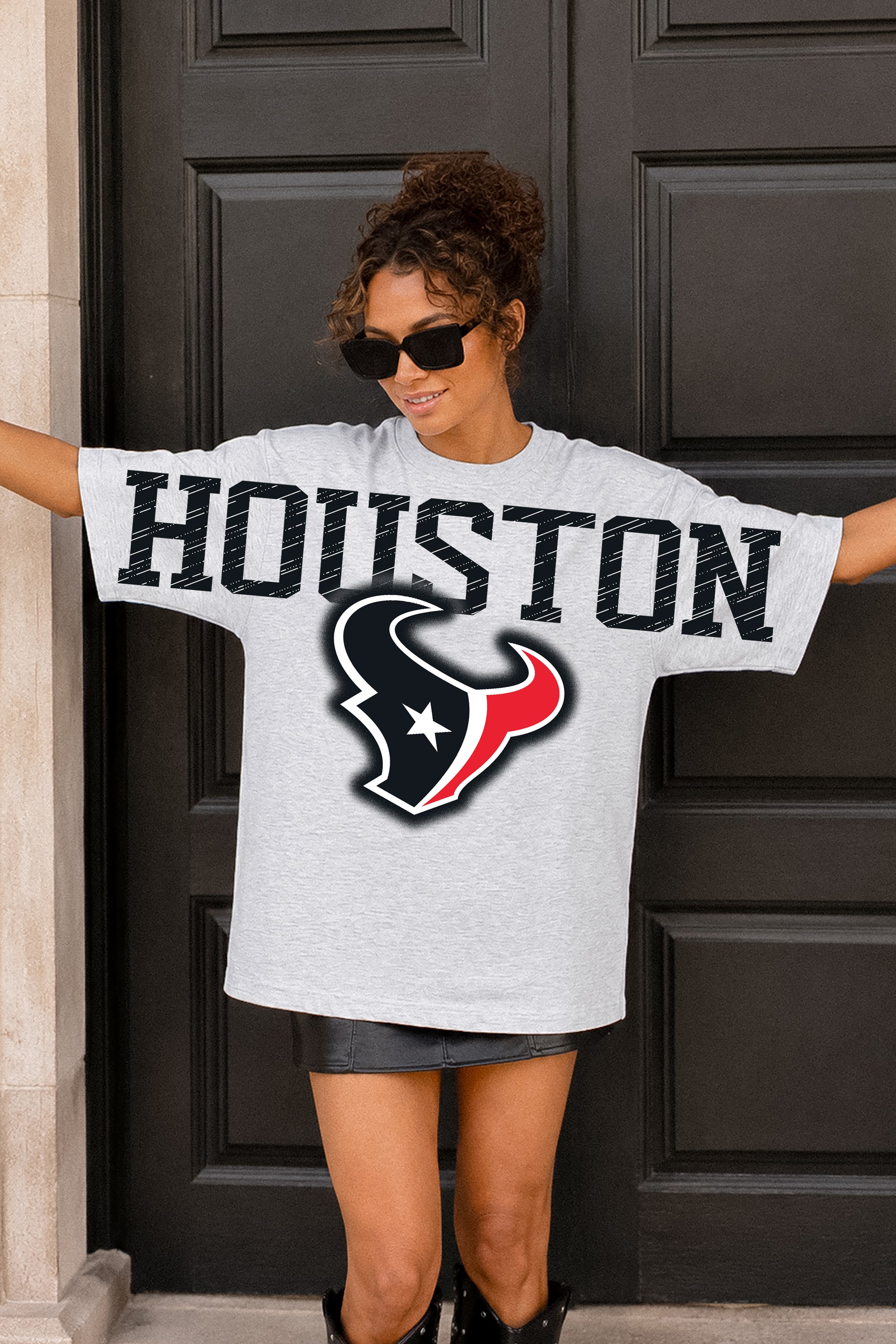 HOUSTON TEXANS DRIP CULTURE RELAXED FIT CREWNECK TEE