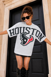 HOUSTON TEXANS DRIP CULTURE RELAXED FIT CREWNECK TEE