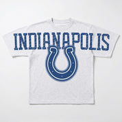 INDIANAPOLIS COLTS DRIP CULTURE RELAXED FIT CREWNECK TEE