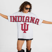 INDIANA HOOSIERS DRIP CULTURE RELAXED FIT CREWNECK TEE