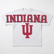 INDIANA HOOSIERS DRIP CULTURE RELAXED FIT CREWNECK TEE