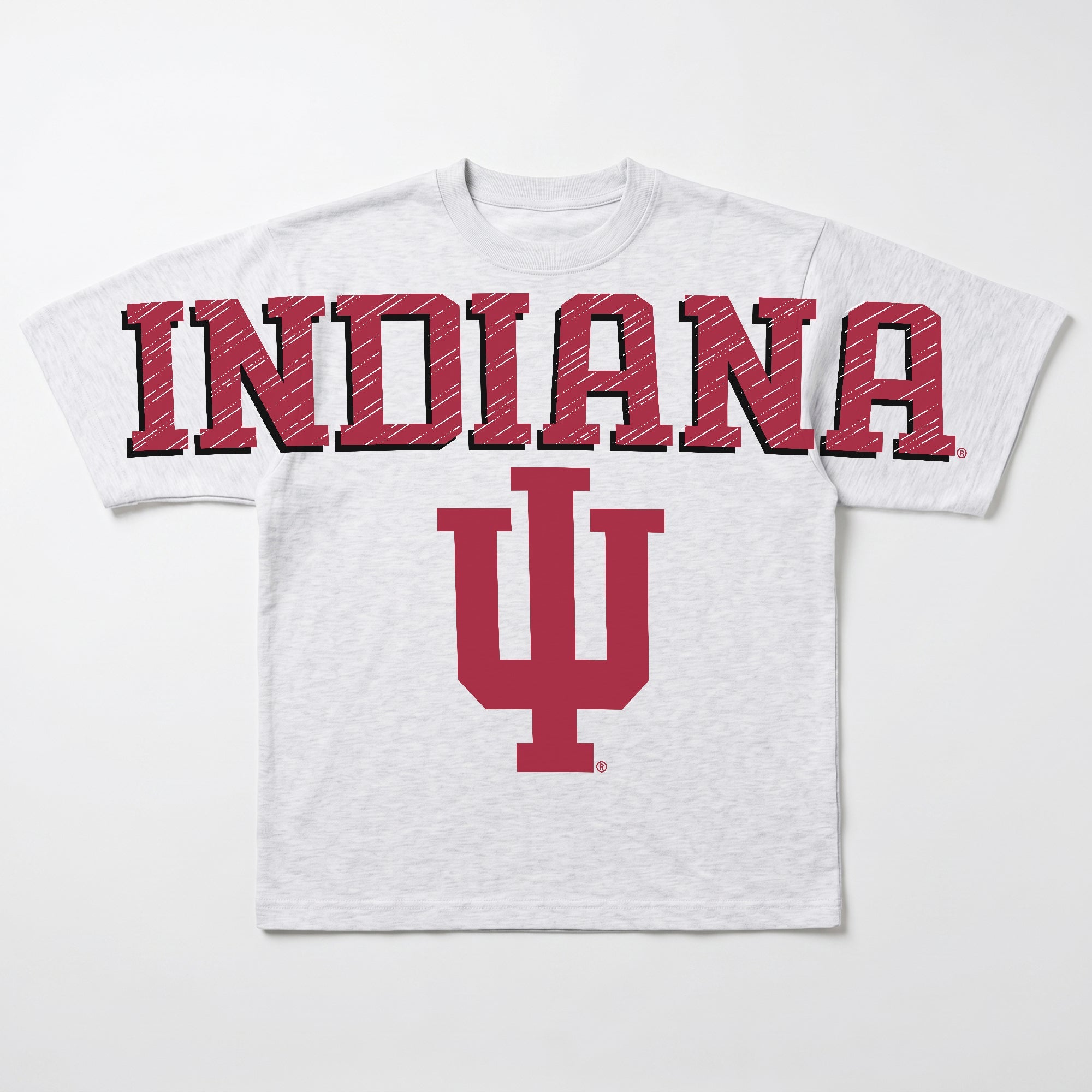 INDIANA HOOSIERS DRIP CULTURE RELAXED FIT CREWNECK TEE