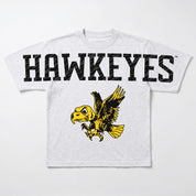 IOWA HAWKEYES DRIP CULTURE RELAXED FIT CREWNECK TEE