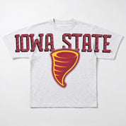 IOWA STATE CYCLONES DRIP CULTURE RELAXED FIT CREWNECK TEE