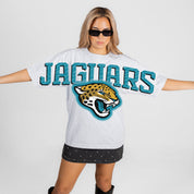 JACKSONVILLE JAGUARS DRIP CULTURE RELAXED FIT CREWNECK TEE