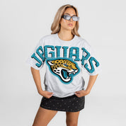 JACKSONVILLE JAGUARS DRIP CULTURE RELAXED FIT CREWNECK TEE