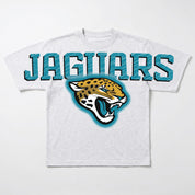 JACKSONVILLE JAGUARS DRIP CULTURE RELAXED FIT CREWNECK TEE