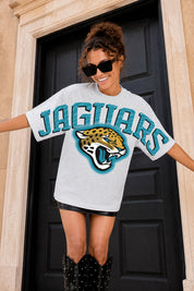 JACKSONVILLE JAGUARS DRIP CULTURE RELAXED FIT CREWNECK TEE