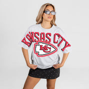 KANSAS CITY CHIEFS DRIP CULTURE RELAXED FIT CREWNECK TEE