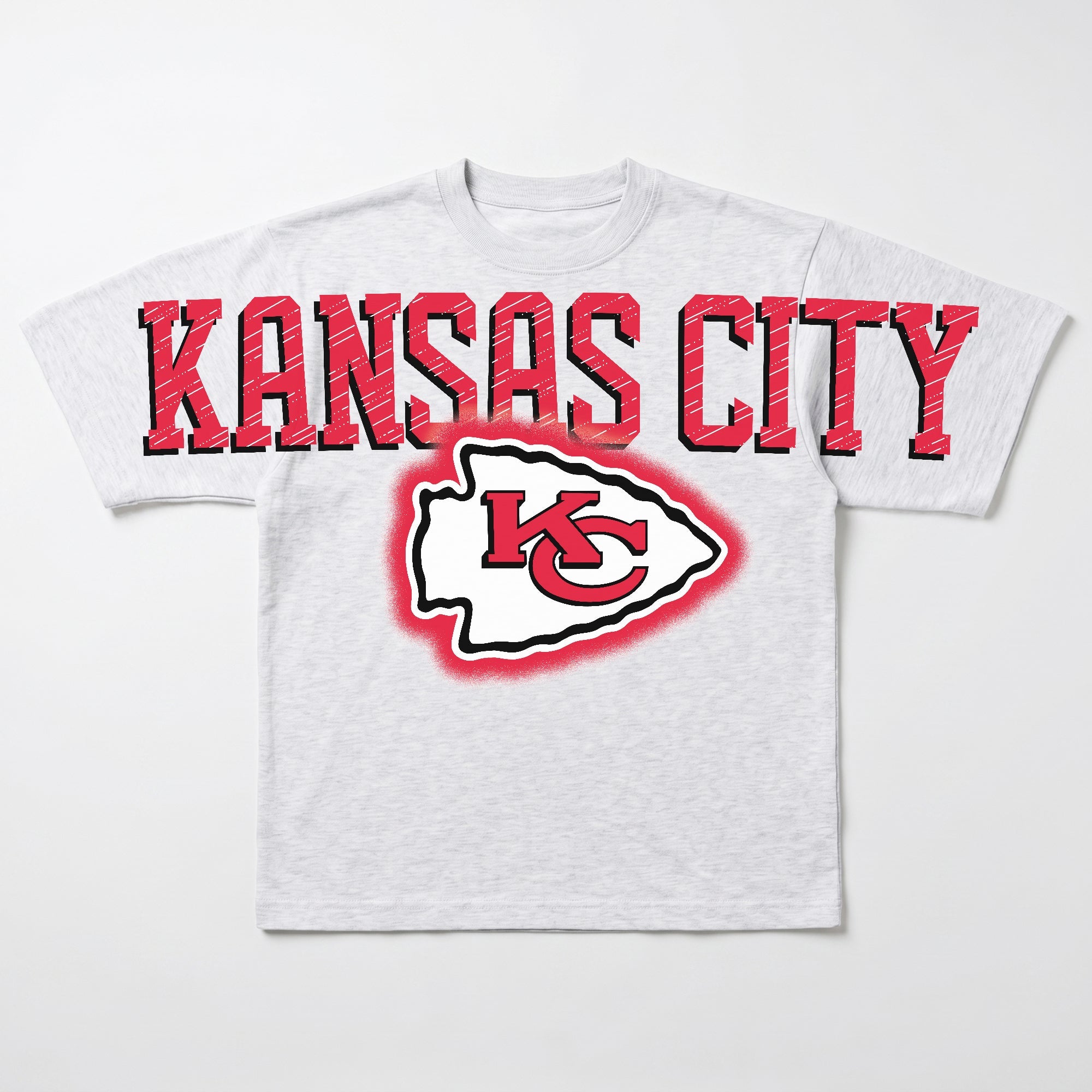 KANSAS CITY CHIEFS DRIP CULTURE RELAXED FIT CREWNECK TEE