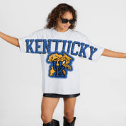 KENTUCKY WILDCATS DRIP CULTURE RELAXED FIT CREWNECK TEE