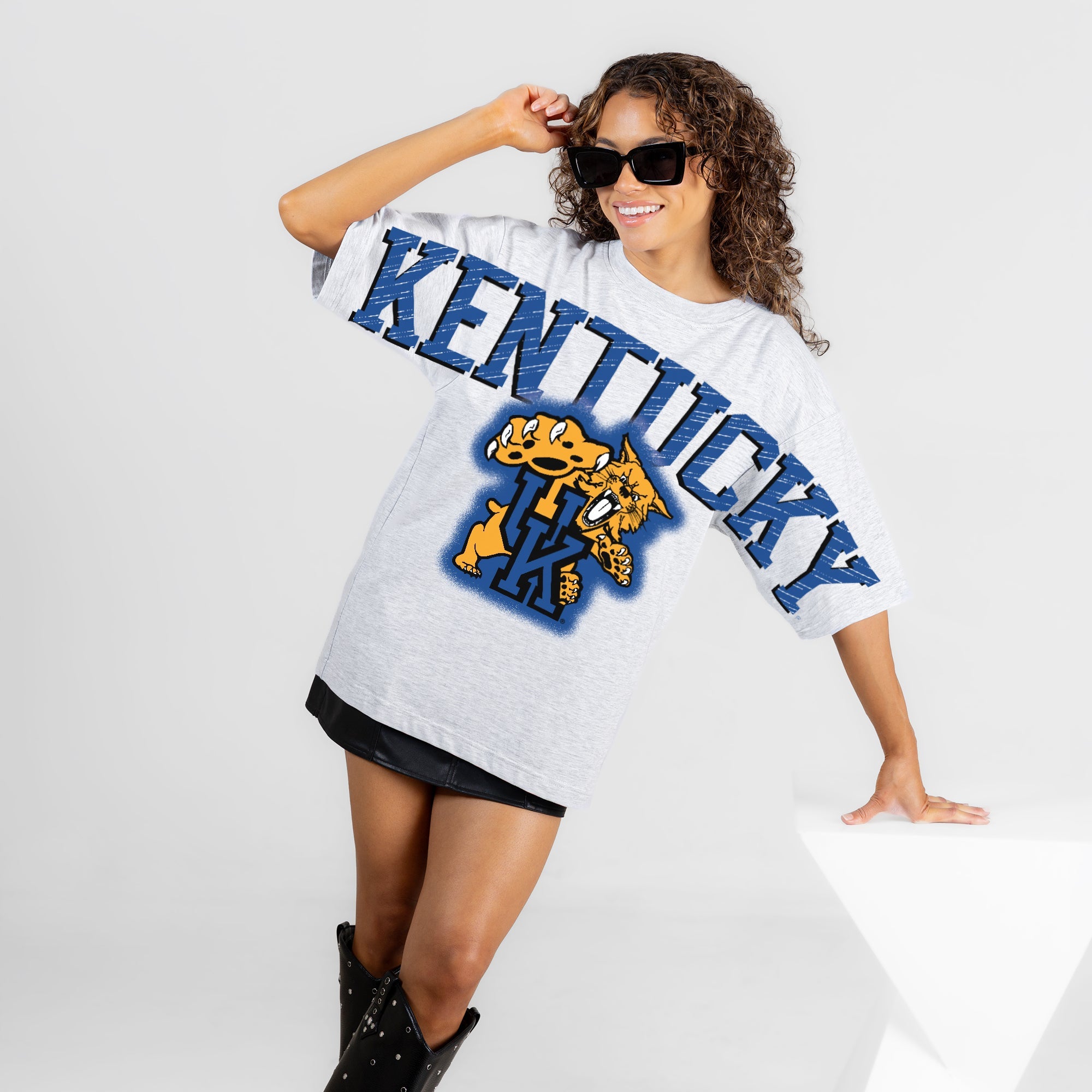 KENTUCKY WILDCATS DRIP CULTURE RELAXED FIT CREWNECK TEE