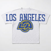 LOS ANGELES RAMS DRIP CULTURE RELAXED FIT CREWNECK TEE