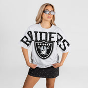 LAS VEGAS RAIDERS DRIP CULTURE RELAXED FIT CREWNECK TEE
