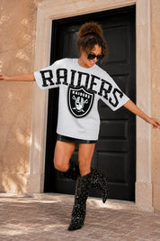 LAS VEGAS RAIDERS DRIP CULTURE RELAXED FIT CREWNECK TEE