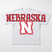 NEBRASKA CORNHUSKERS DRIP CULTURE RELAXED FIT CREWNECK TEE