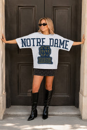 NOTRE DAME FIGHTING IRISH DRIP CULTURE RELAXED FIT CREWNECK TEE