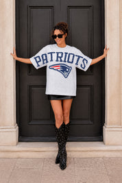 NEW ENGLAND PATRIOTS DRIP CULTURE RELAXED FIT CREWNECK TEE