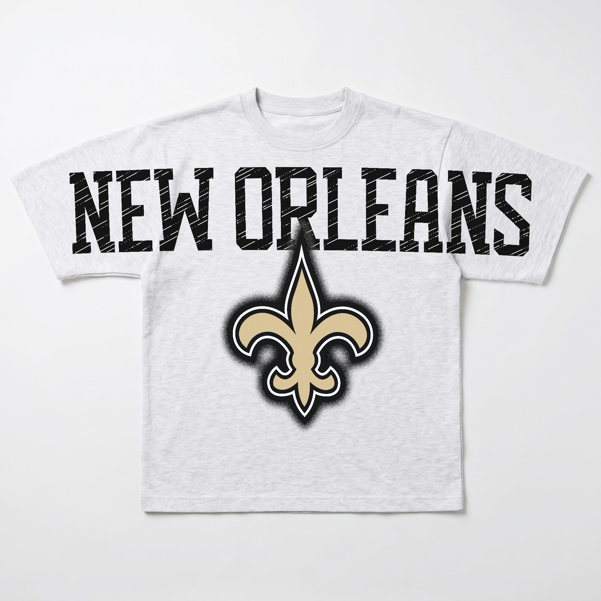 NEW ORLEANS SAINTS DRIP CULTURE RELAXED FIT CREWNECK TEE