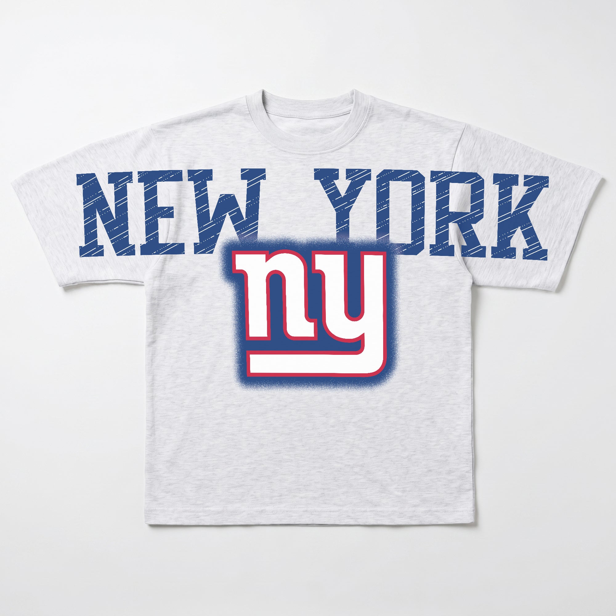 NEW YORK GIANTS DRIP CULTURE RELAXED FIT CREWNECK TEE